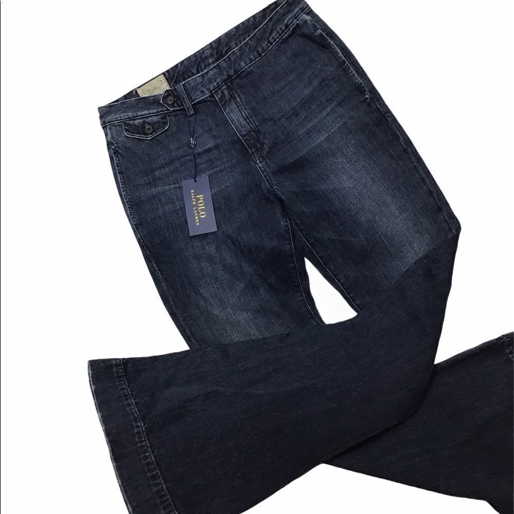 Polo Ralph Lauren Extreme Flare Jeans Sz 30 NWT